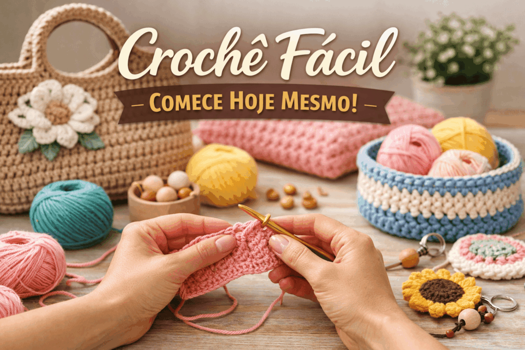 aprender crochê rápido e fácil