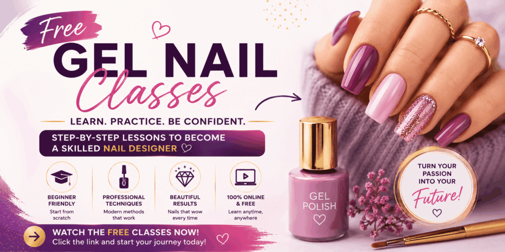 free nail designer lessons online